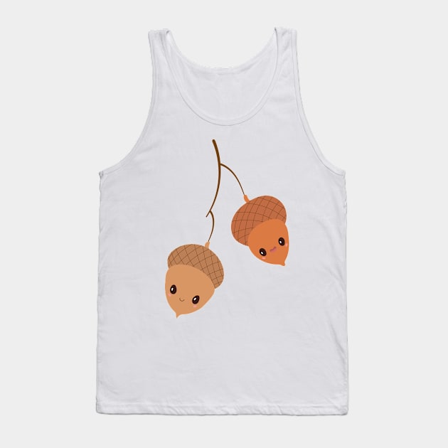 Acorns Tank Top by MyBeautifulFiles